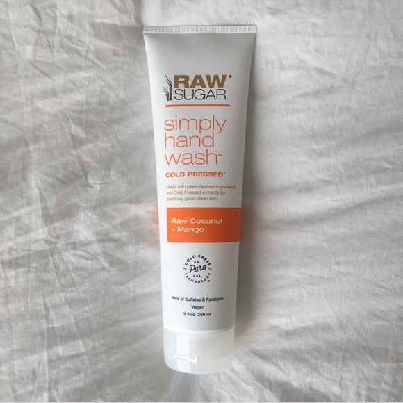 Simply Hand Wash RAW SUGAR Lot of 4 Cold Pressed Raw 2 Kind Vegan Sensitive Skin - Picture 6 of 9